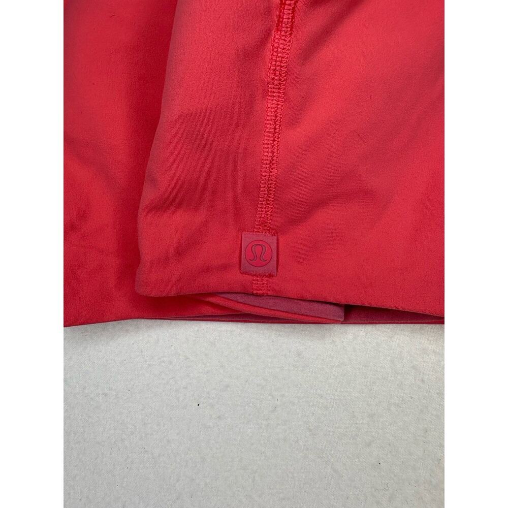 Lululemon Hot Red Pink Size XS Sports Bra With Pads In Exc. Condition W/Rip Tag - Picture 3 of 4